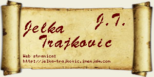 Jelka Trajković vizit kartica